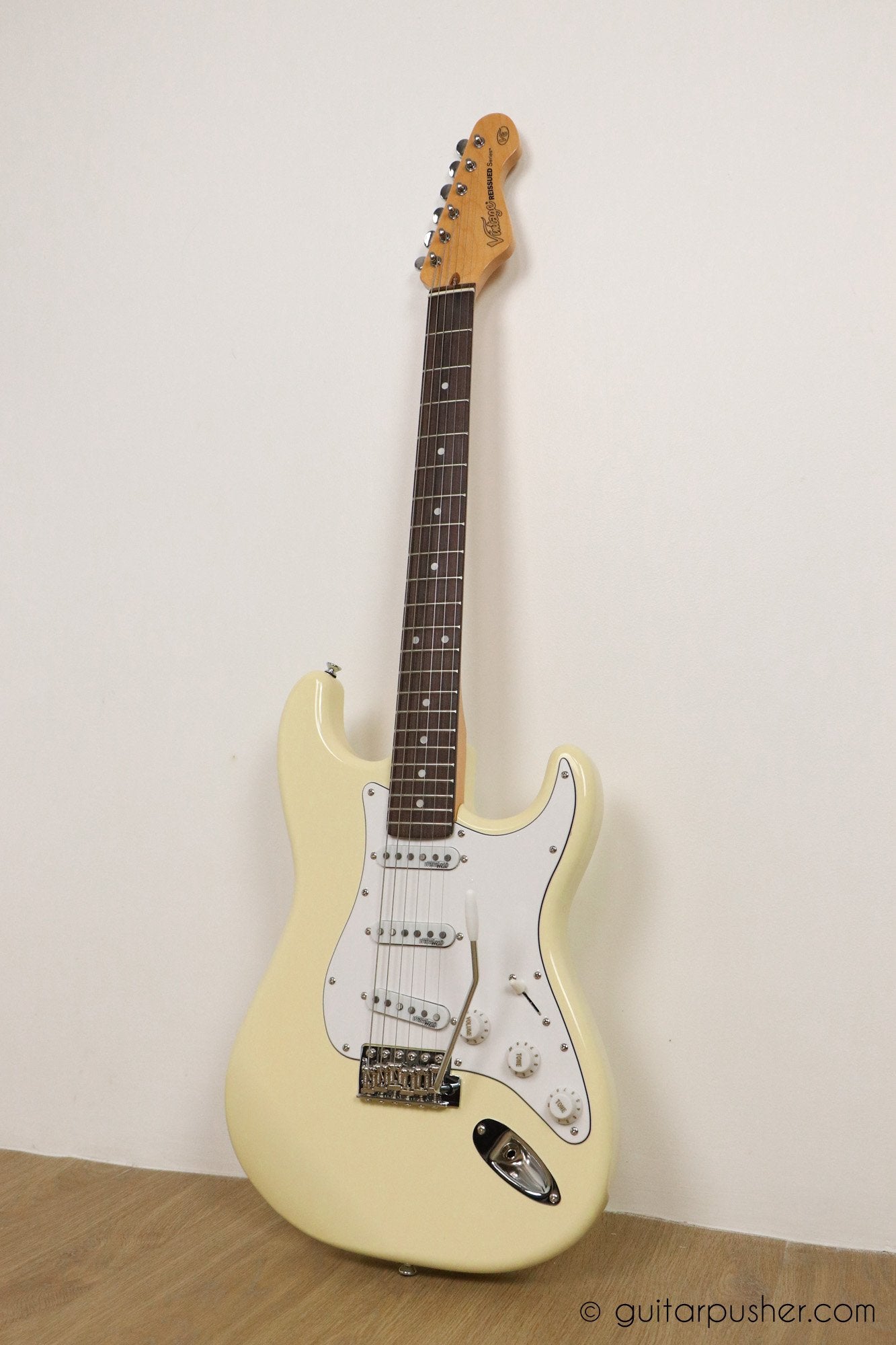 Vintage V6 Strat Reissue Electric Guitar - GuitarPusher