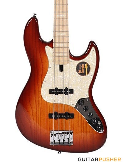 Sire V7 Swamp Ash 4-String (2nd Gen) JB Bass with Premium Gig Bag - Tobacco Sunburst