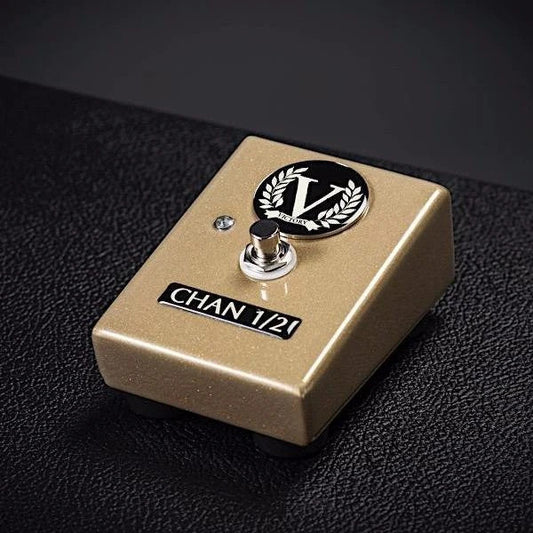 Victory Amps Sheriff 22 & Sheriff 44 Single Footswitch - Channel 1/2 (Gold Candy Flake)