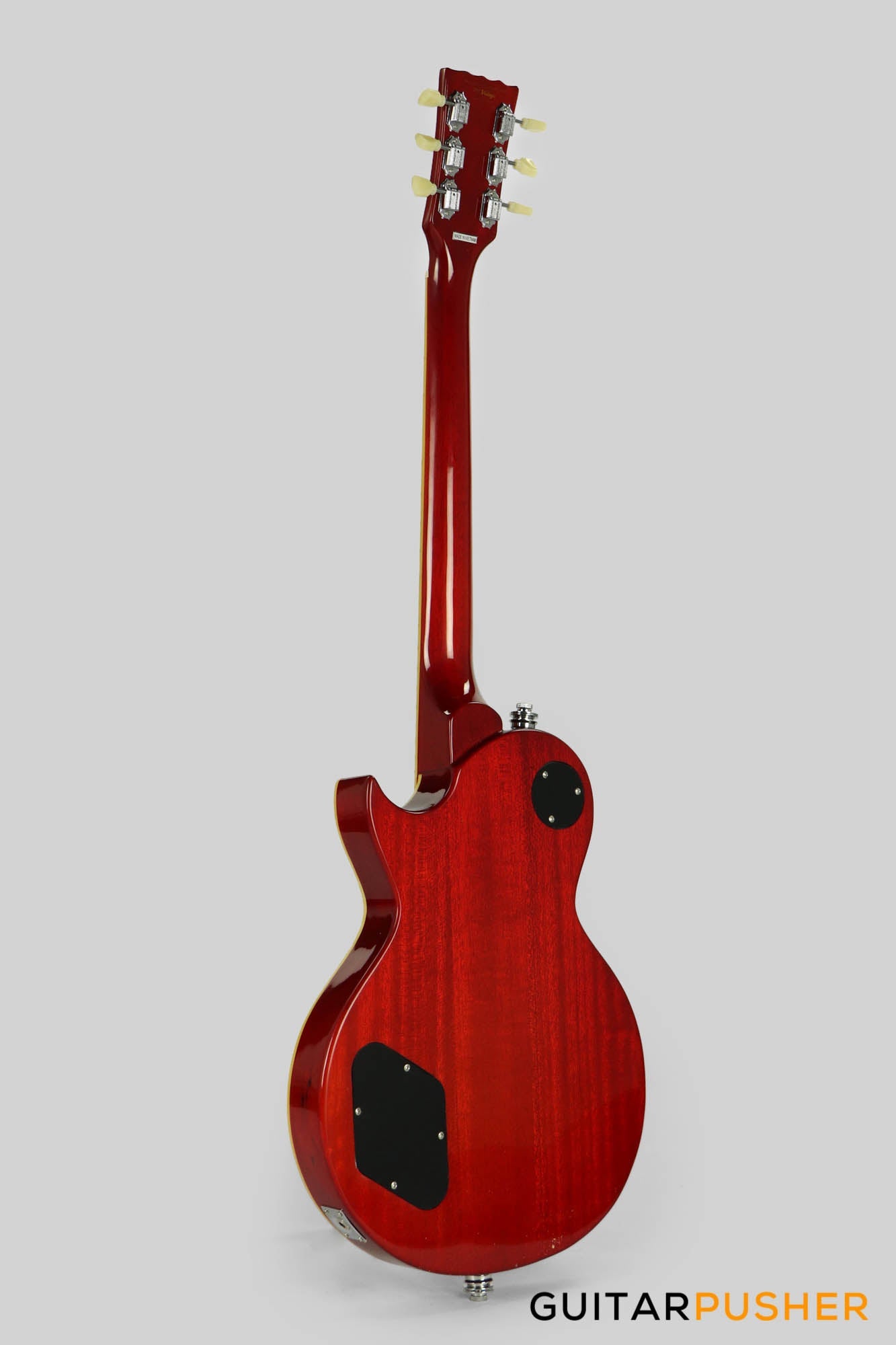 Vintage V100 AFD "Slash" Reissue Electric Guitar - Flamed Amber