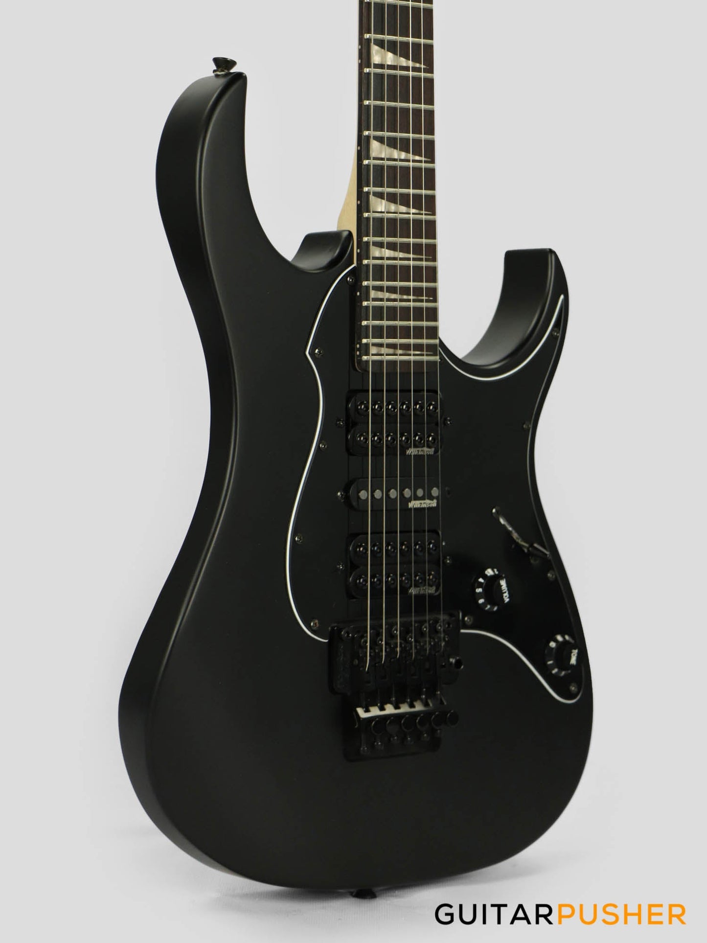 Vintage VR2000 VMX Raider Series Super S-Style w/ Floyd Rose (Satin Black)