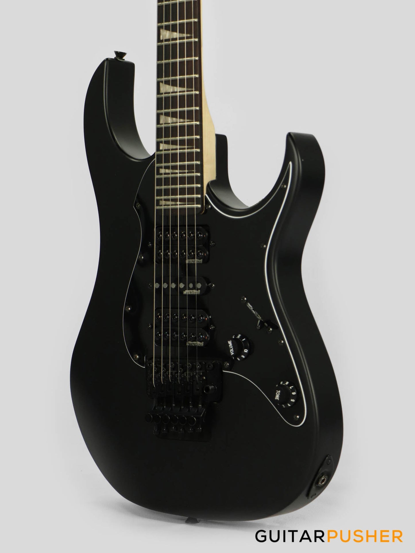 Vintage VR2000 VMX Raider Series Super S-Style w/ Floyd Rose (Satin Black)