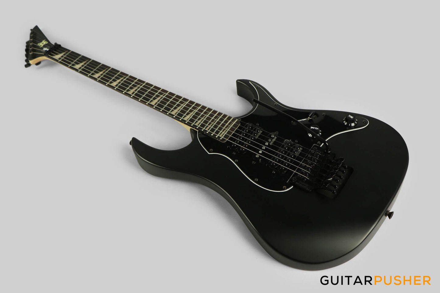 Vintage VR2000 VMX Raider Series Super S-Style w/ Floyd Rose (Satin Black)