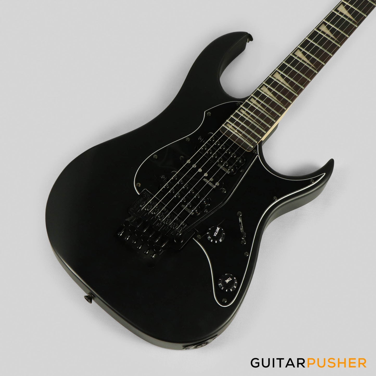 Vintage VR2000 VMX Raider Series Super S-Style w/ Floyd Rose (Satin Black)