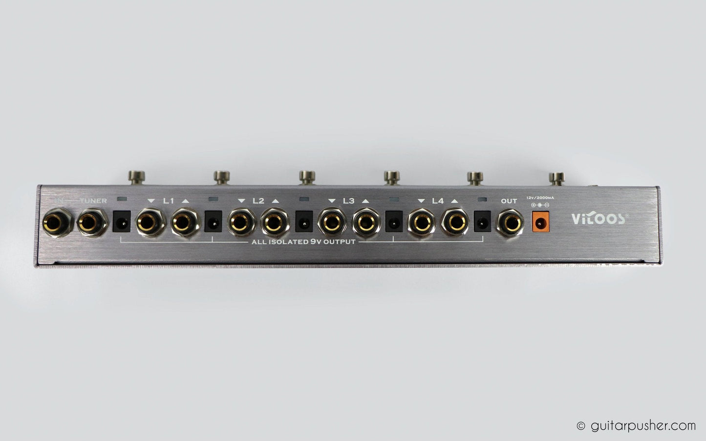 Vitoos VMPS-4 Effects Loop Programmable Switcher with Isolated Power Supply - GuitarPusher