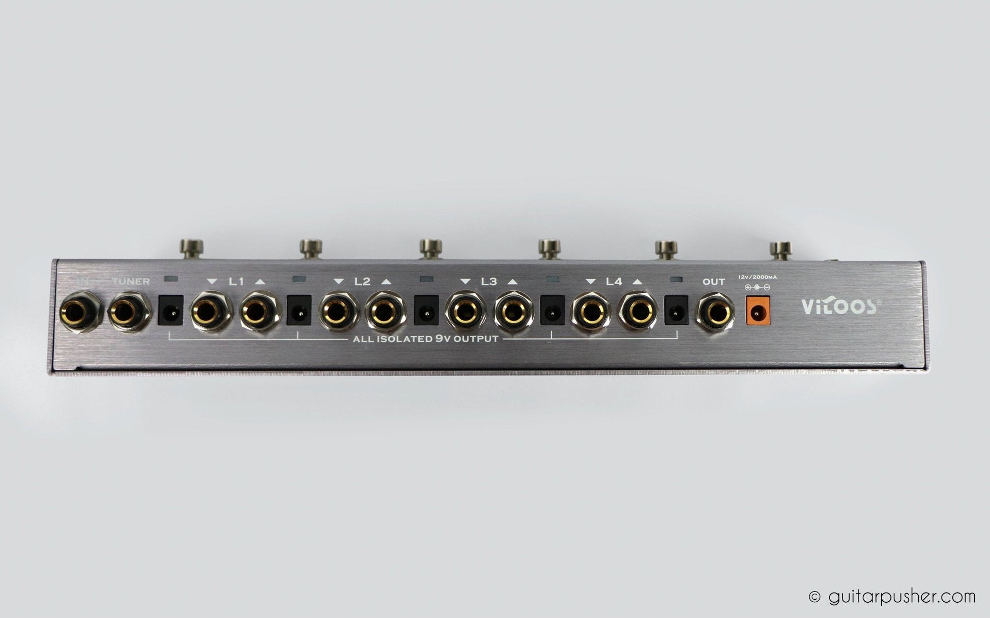 Vitoos VMPS-4 Effects Loop Programmable Switcher with Isolated Power Supply - GuitarPusher