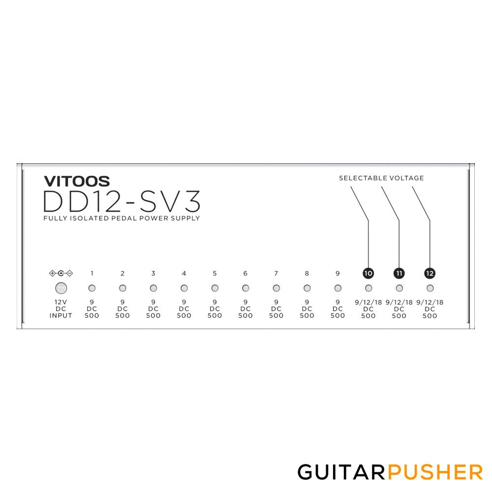 Vitoos DD12-SV3 12-Output Fully Isolated Power Supply (9-18V)