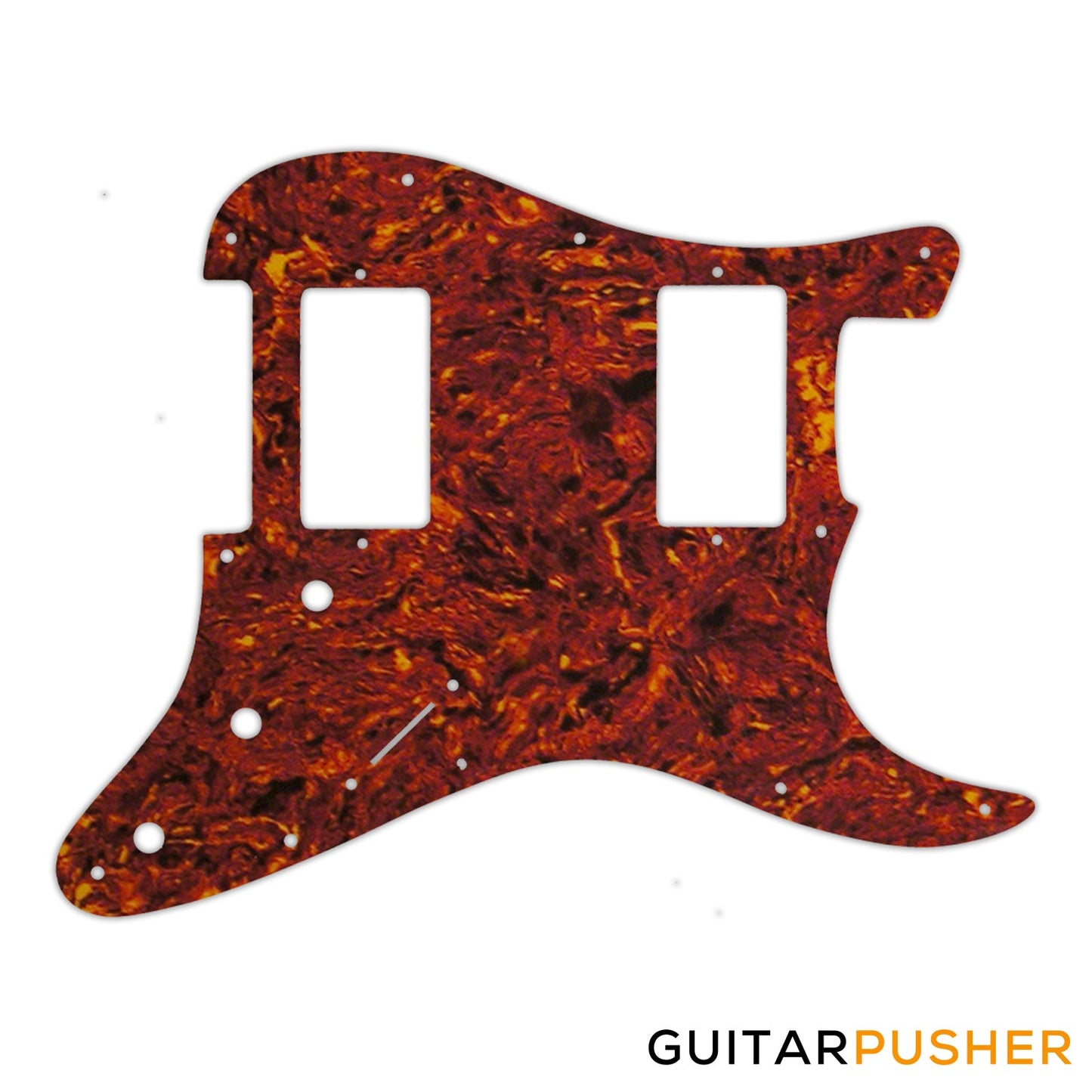 WD STBT-205P HH Pickguard for Fender Mexico Blacktop Strat - #05P Tortoise Shell/Parchment