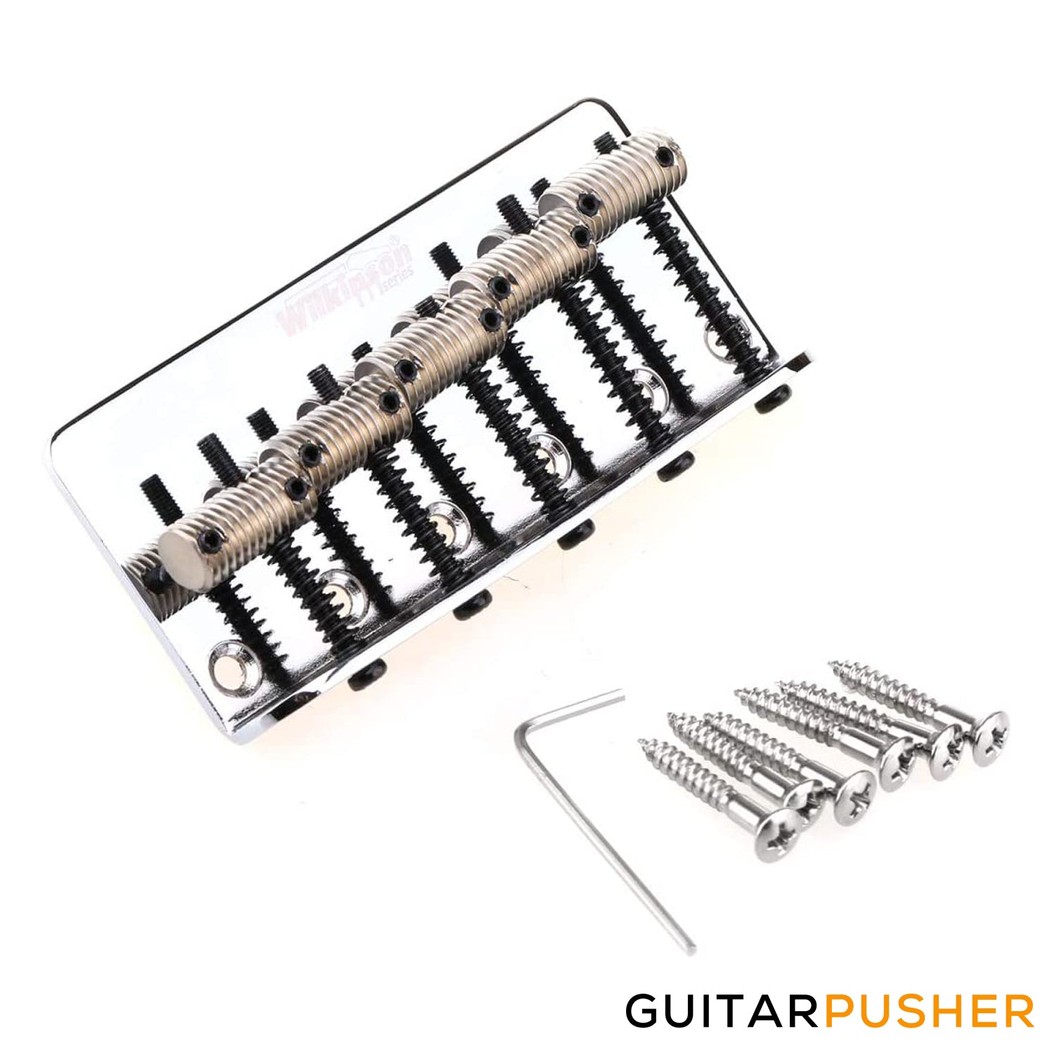 Wilkinson 5-String Bass Bridge - Threaded Saddles – Guitar Pusher Verdana