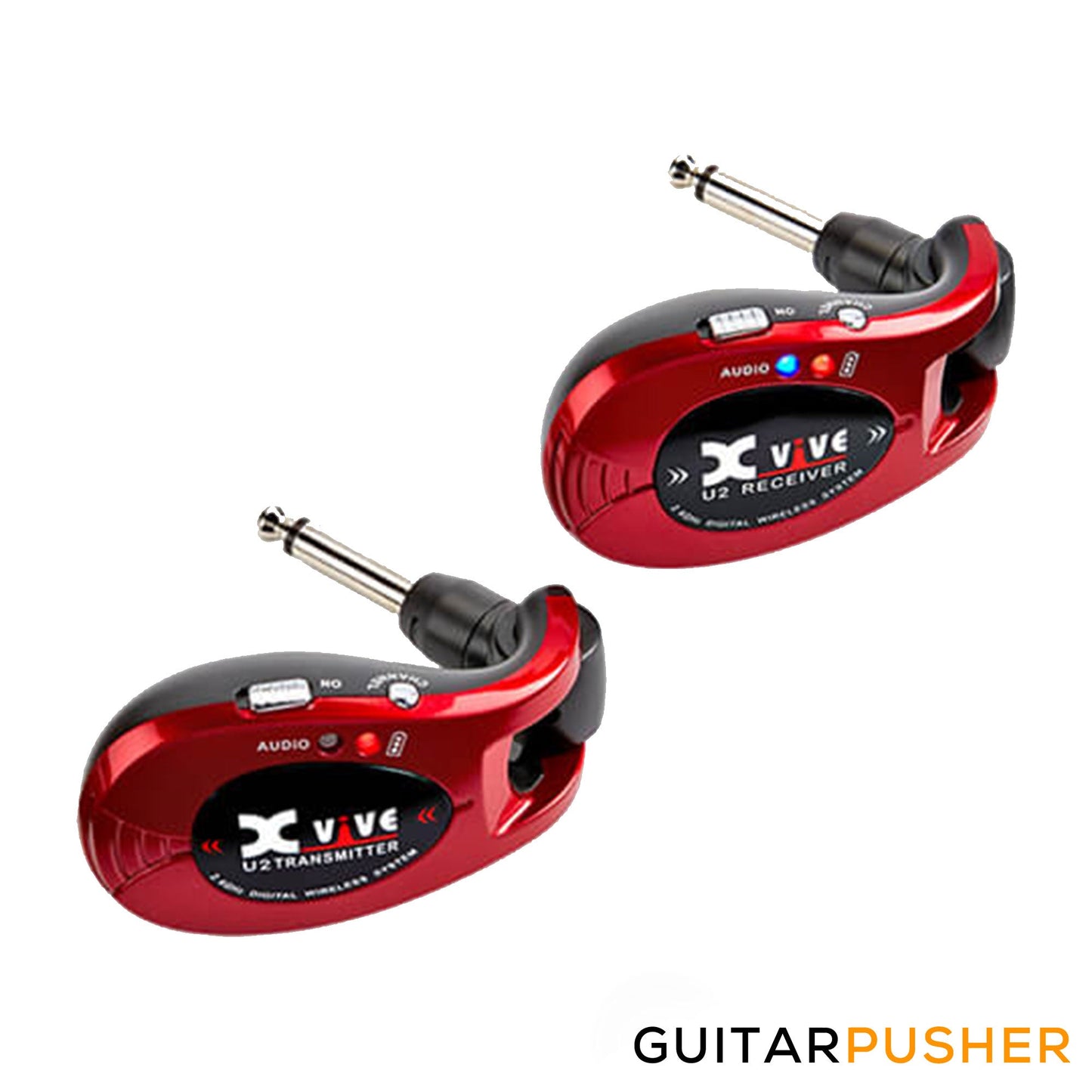 Xvive Audio U2 Digital Wireless Guitar System - Red