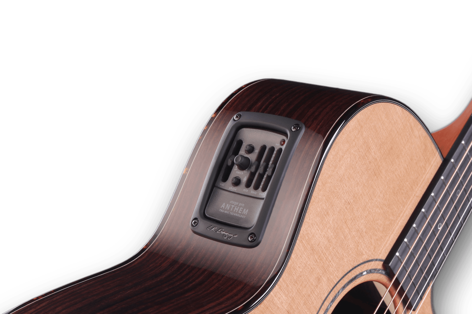L.R. Baggs Anthem Stage PRO Acoustic Guitar Dual Mic/Piezo Pickup System - GuitarPusher