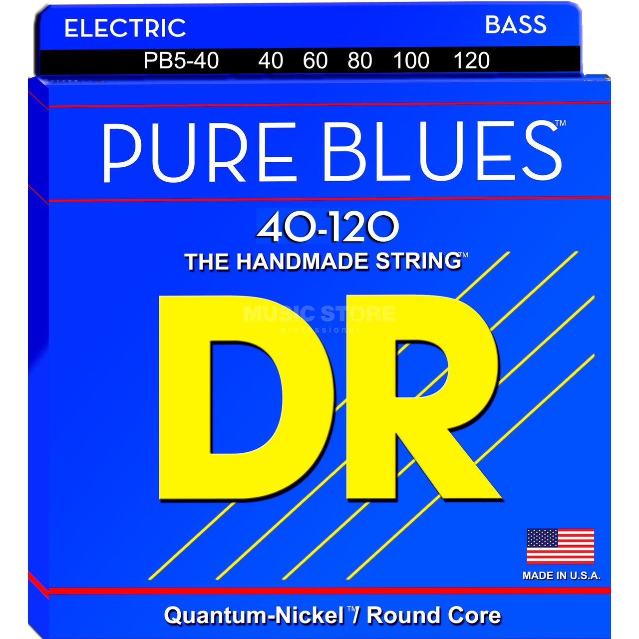 DR Pure Blues Handmade 5-String Bass Guitar Strings