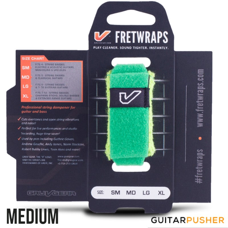 Gruv Gear FretWraps String Muters (1-Pack) HD 'Leaf' Green