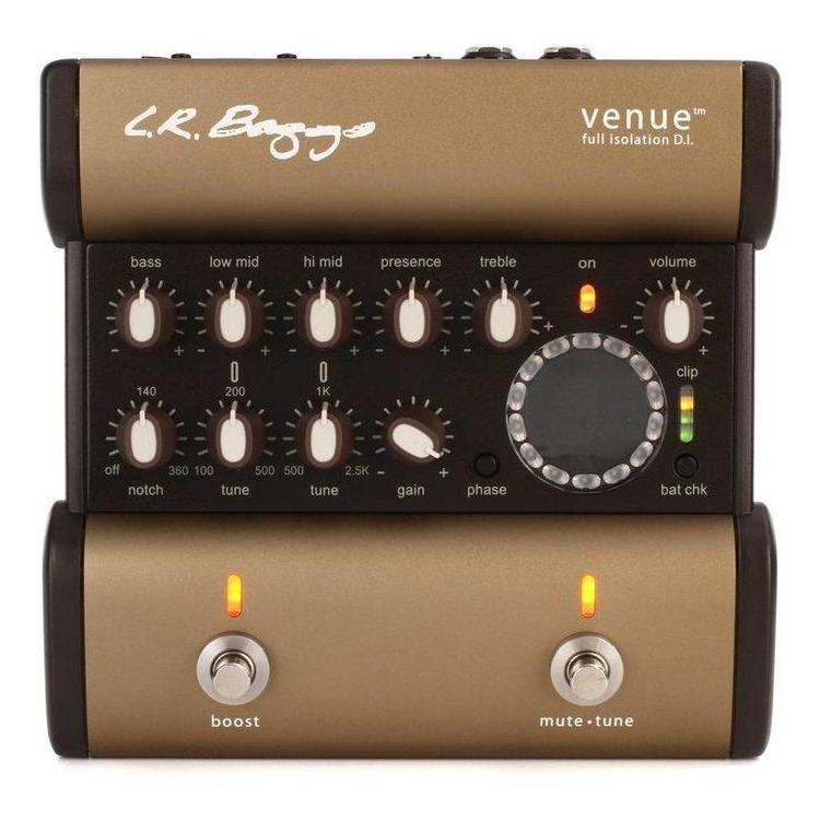 L.R. Baggs Venue DI Acoustic Guitar Preamp and DI with XLR - GuitarPusher