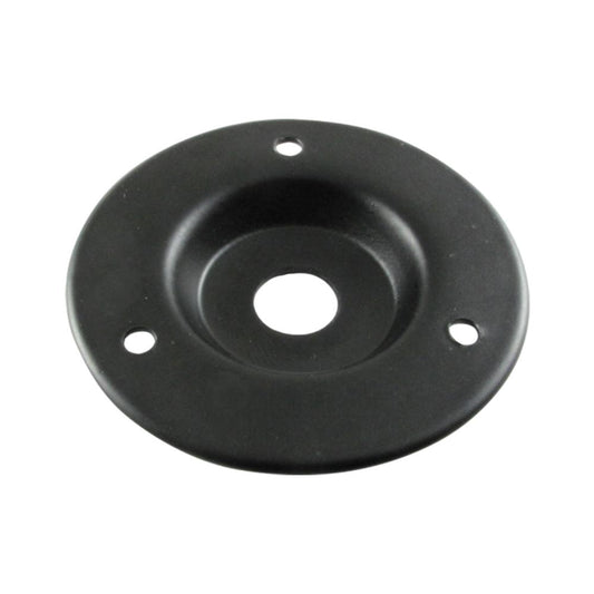 WD Round Jack Plate for Speaker Cabinet 2inch diameter - Black - GuitarPusher