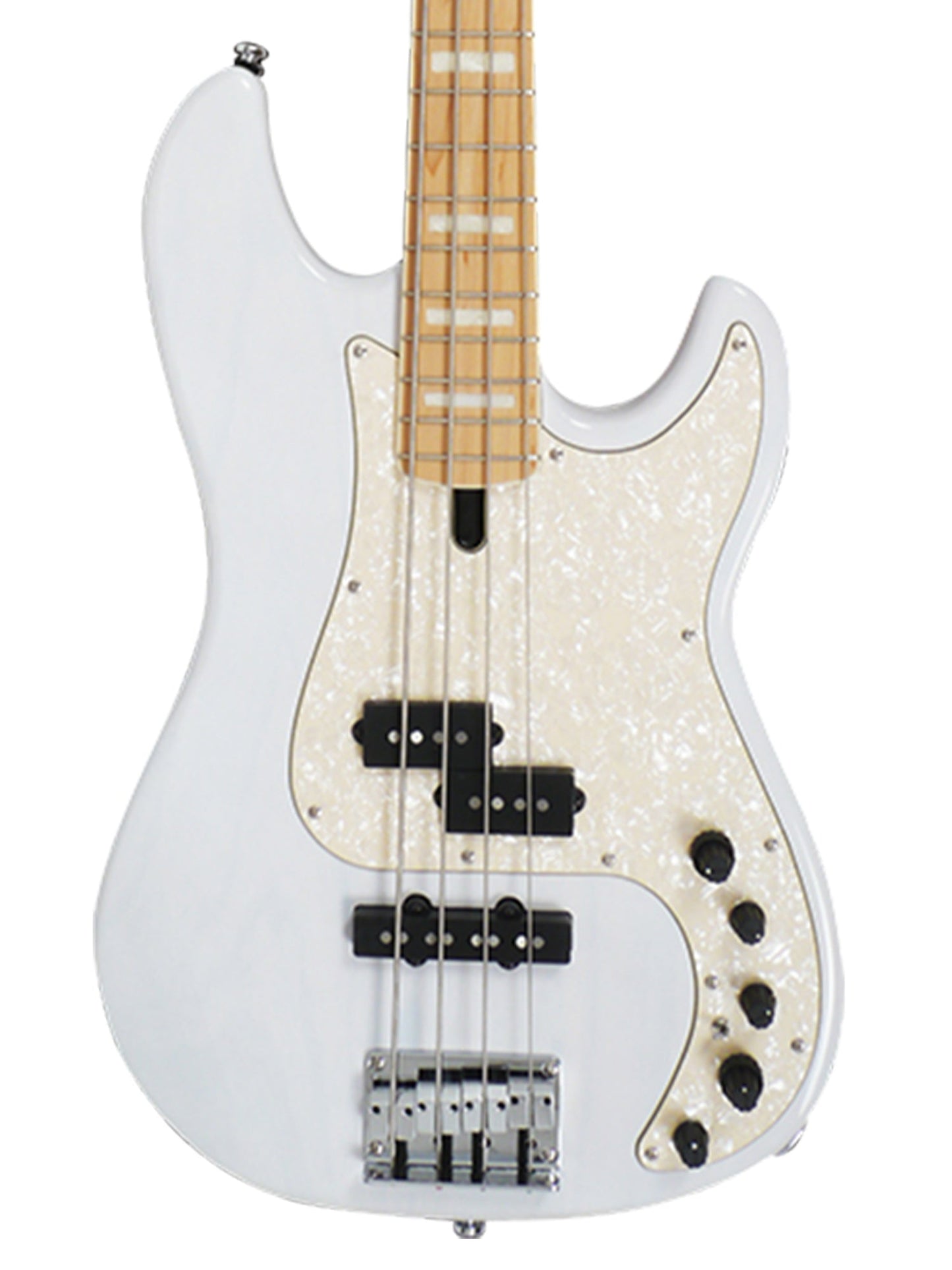Sire P7 Swamp Ash 4-String (2nd gen) Bass Guitar with Premium Gig Bag - White Blonde