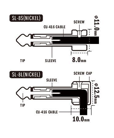 Free The Tone Solderless Patch Cable Kit 10 SL plugs 10ft CU-416 cable