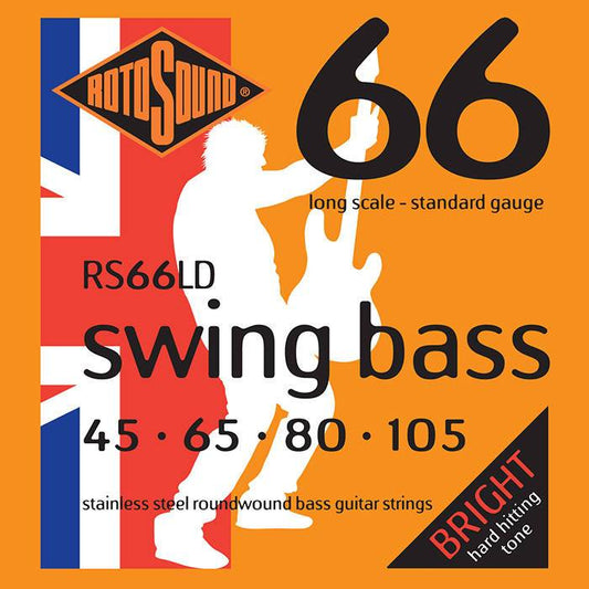 Rotosound Swing Bass 4-string Stainless Steel Bass Guitar - GuitarPusher