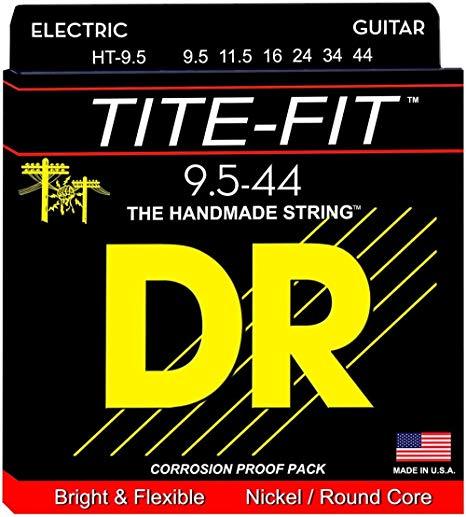 DR Tite-Fit Nickel Electric Guitar Strings Custom Gauge - GuitarPusher