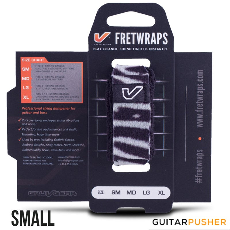 Gruv Gear FretWraps String Muters (1-Pack) HD 'Zebra'